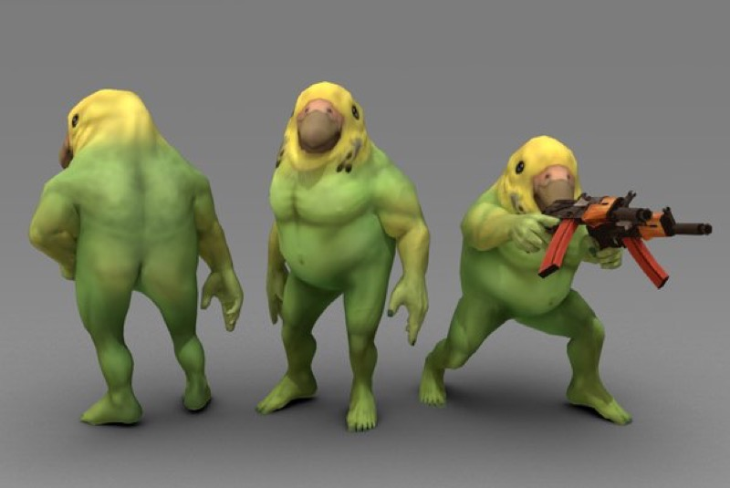 Illustration for article titled These Bare-Assed Birds Would Be Great in a Shooter